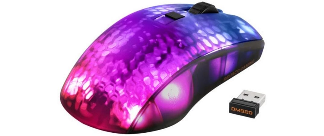 Gaming-Maus GAM-145 SchwarzLeichte Gaming-Maus mit RGB Beleuchtung