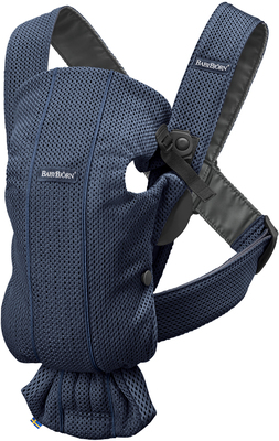 BabyBjörn Mini Bæresele 3D Mesh, Navy Blue