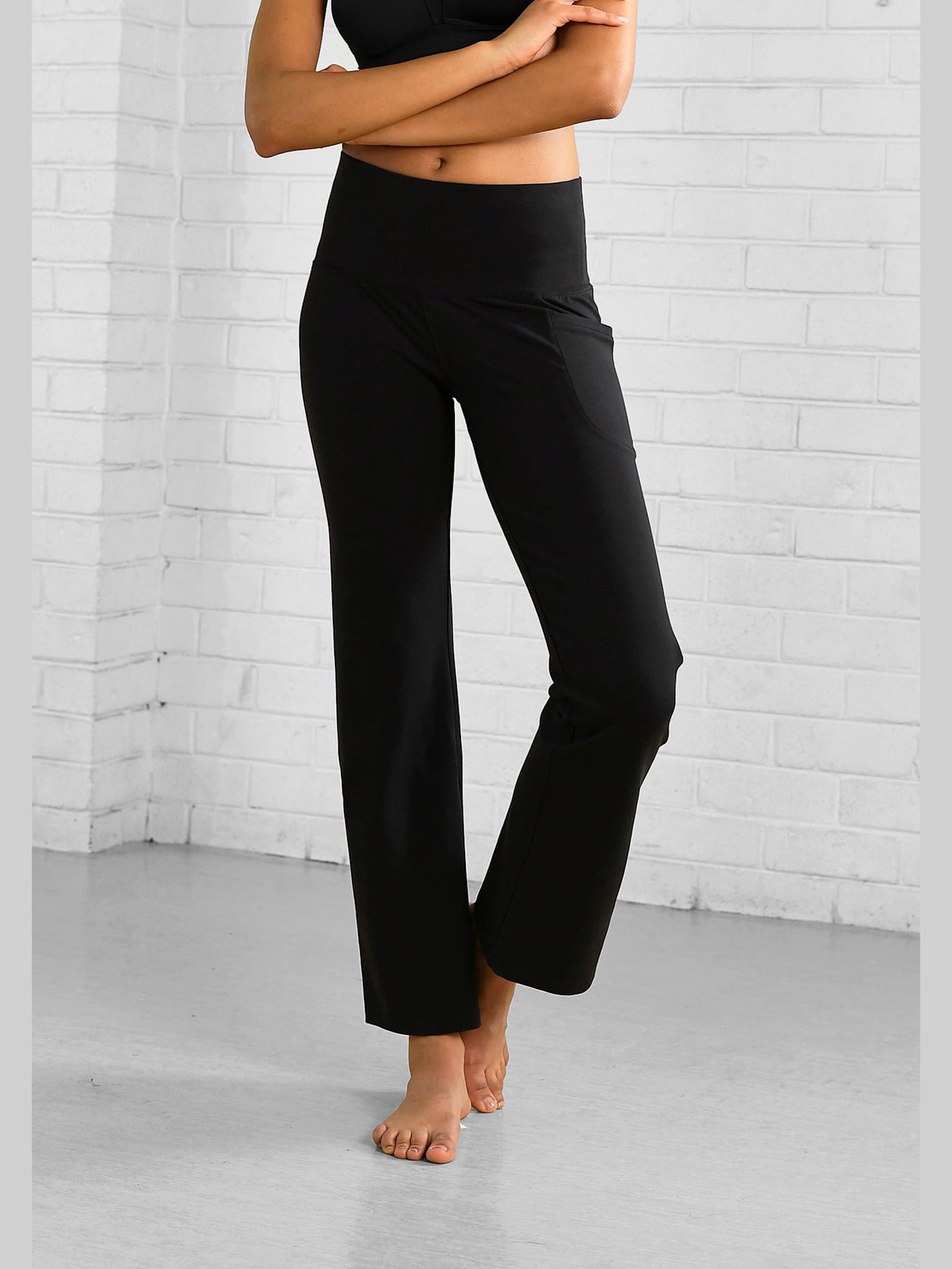 Panty pantalon jazz avec logo imprimé