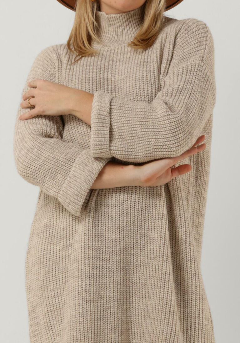 SUMMUM gebroken wit summum mini jurk tunic sweater acrylic wool blend knit