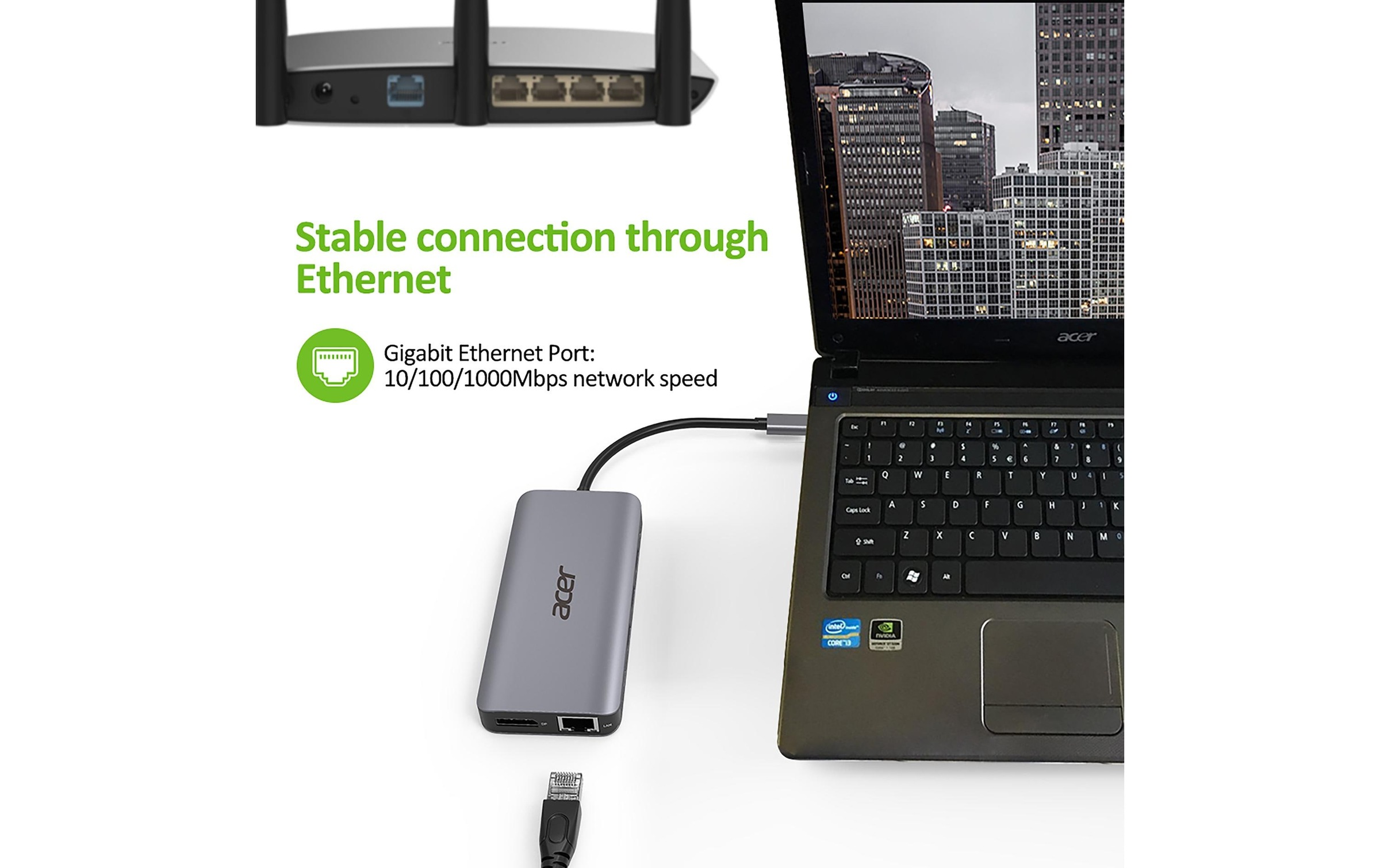 Acer Laptop-Dockingstation »USB Type-C, 12-in-1«