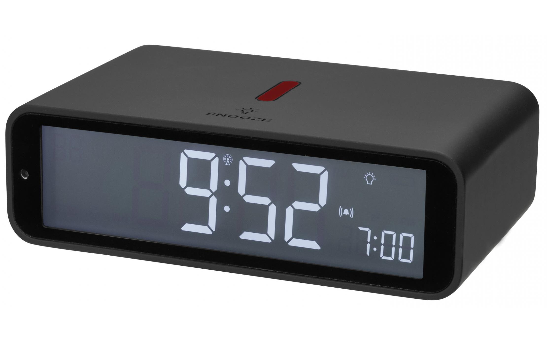 Funkwecker Twist AnthrazitDigitalwecker mit polarisierendem, blendungsarmem Display