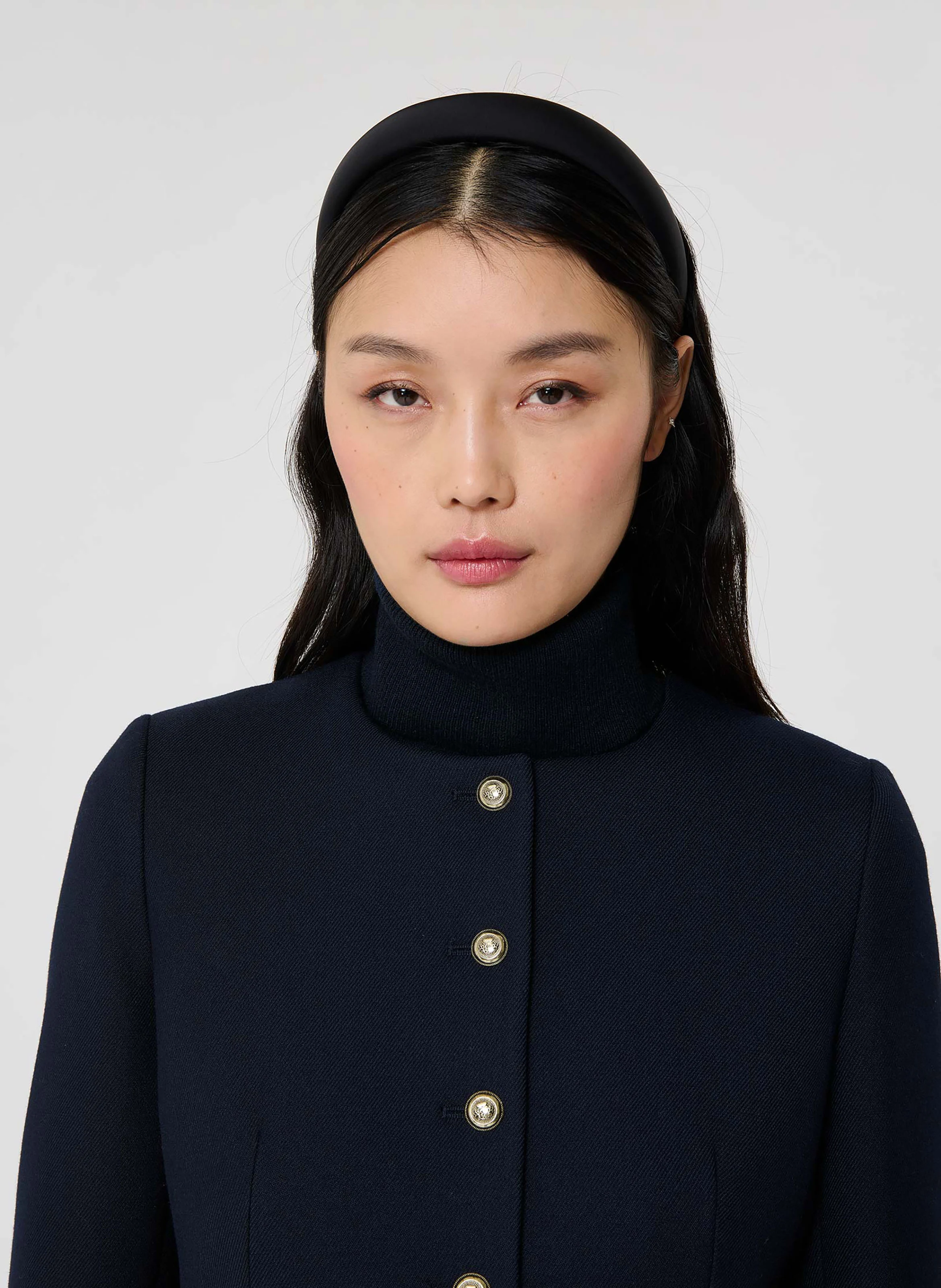 VESNA - Veste col rond| Bleu