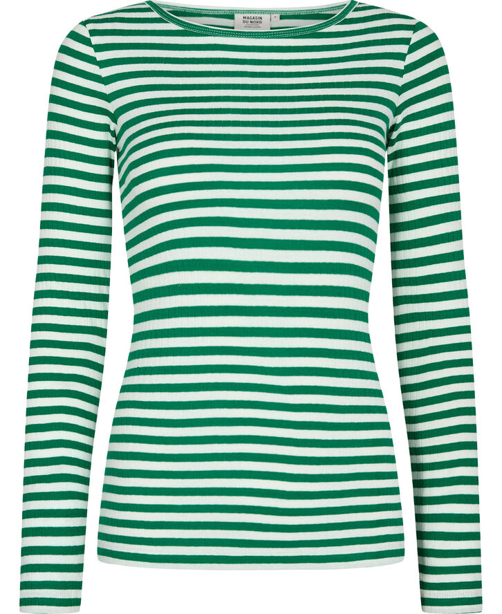 Magasin du Nord Collection Milla 1G Green  tambourine / star white stripe