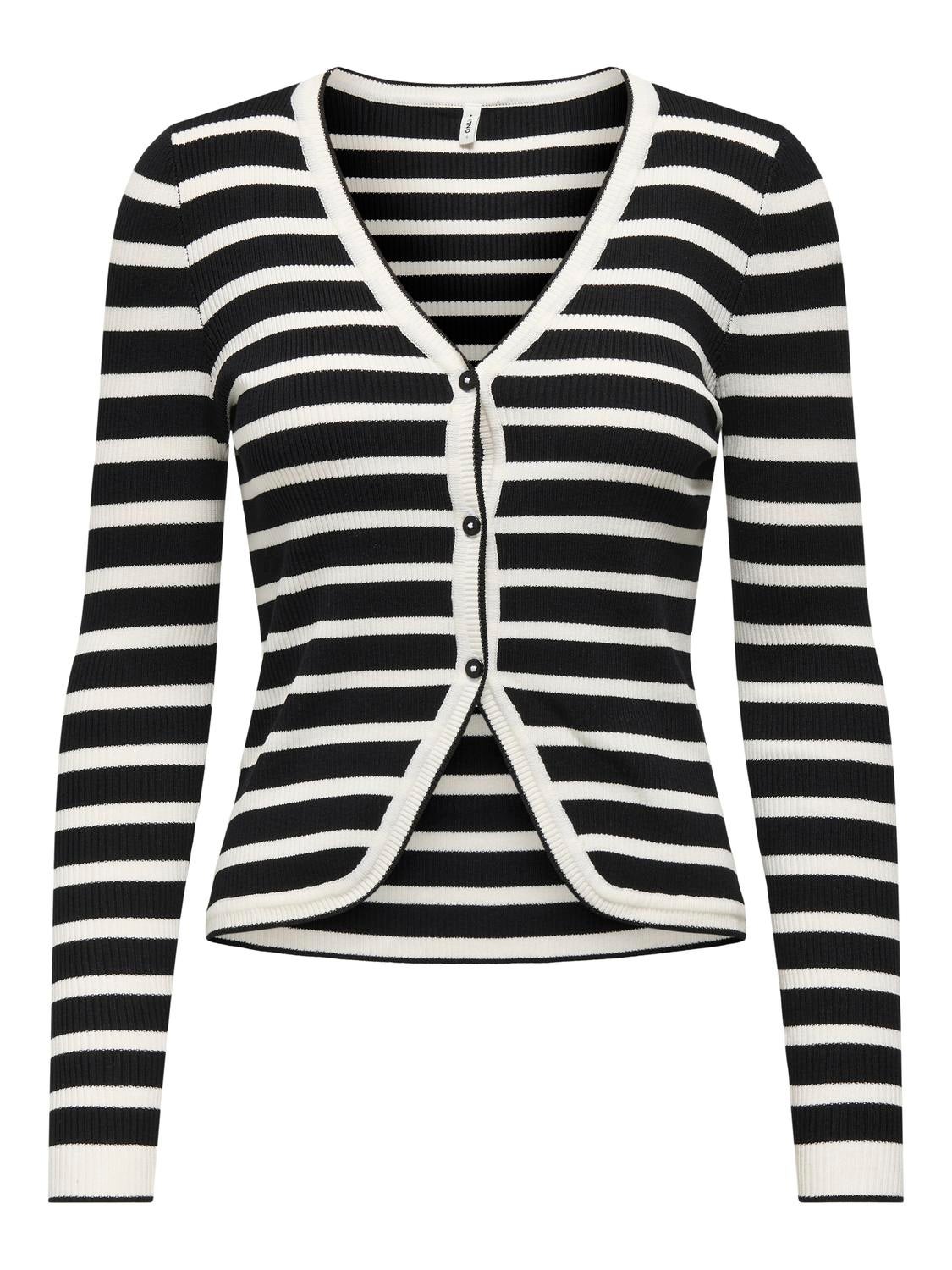 ONLMEDDI Strickjacke Black