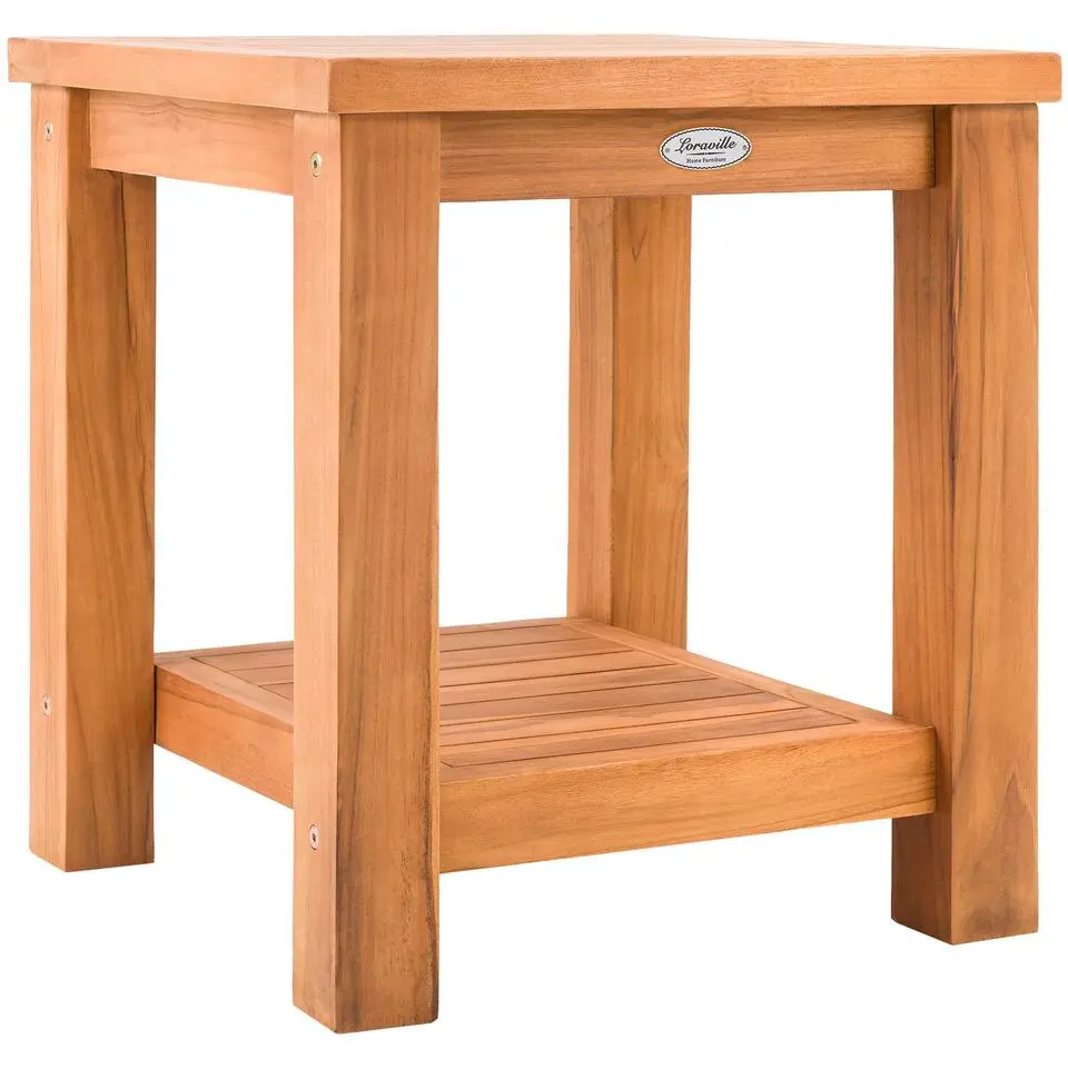 CLP Bijzettafel Keaton bruin Frame - Hout - teak