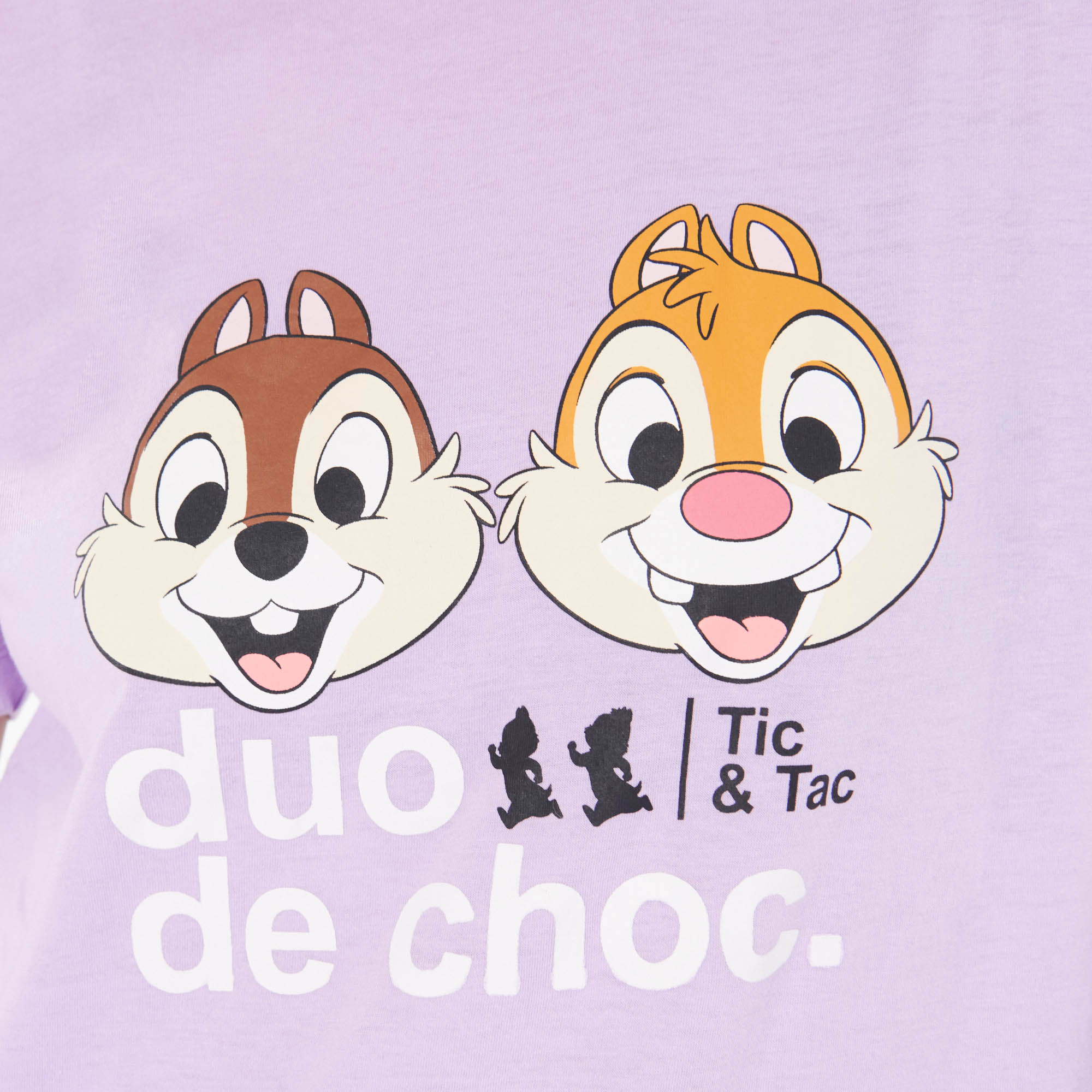 T-shirt imprimé Tic et tac en jersey