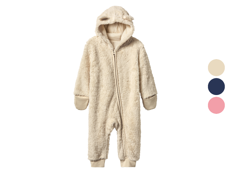 Baby teddyfleece onesie