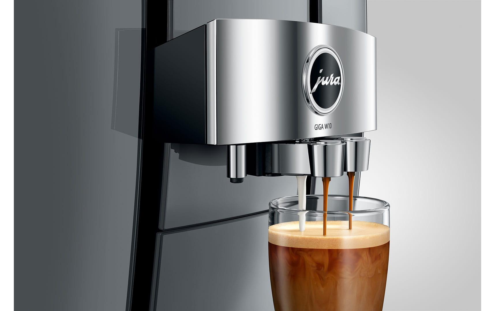 Kaffeevollautomat Giga W10 Diamond Silver<br>Zweitassen-Vollautomat mit Cold Brew auf Knopfdruck