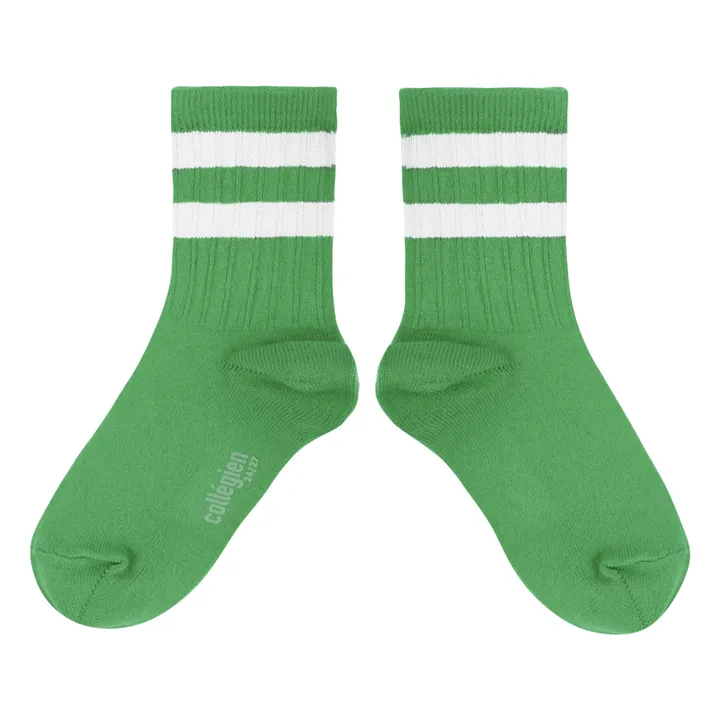 Collégien Chaussettes Nico | Vert Jade