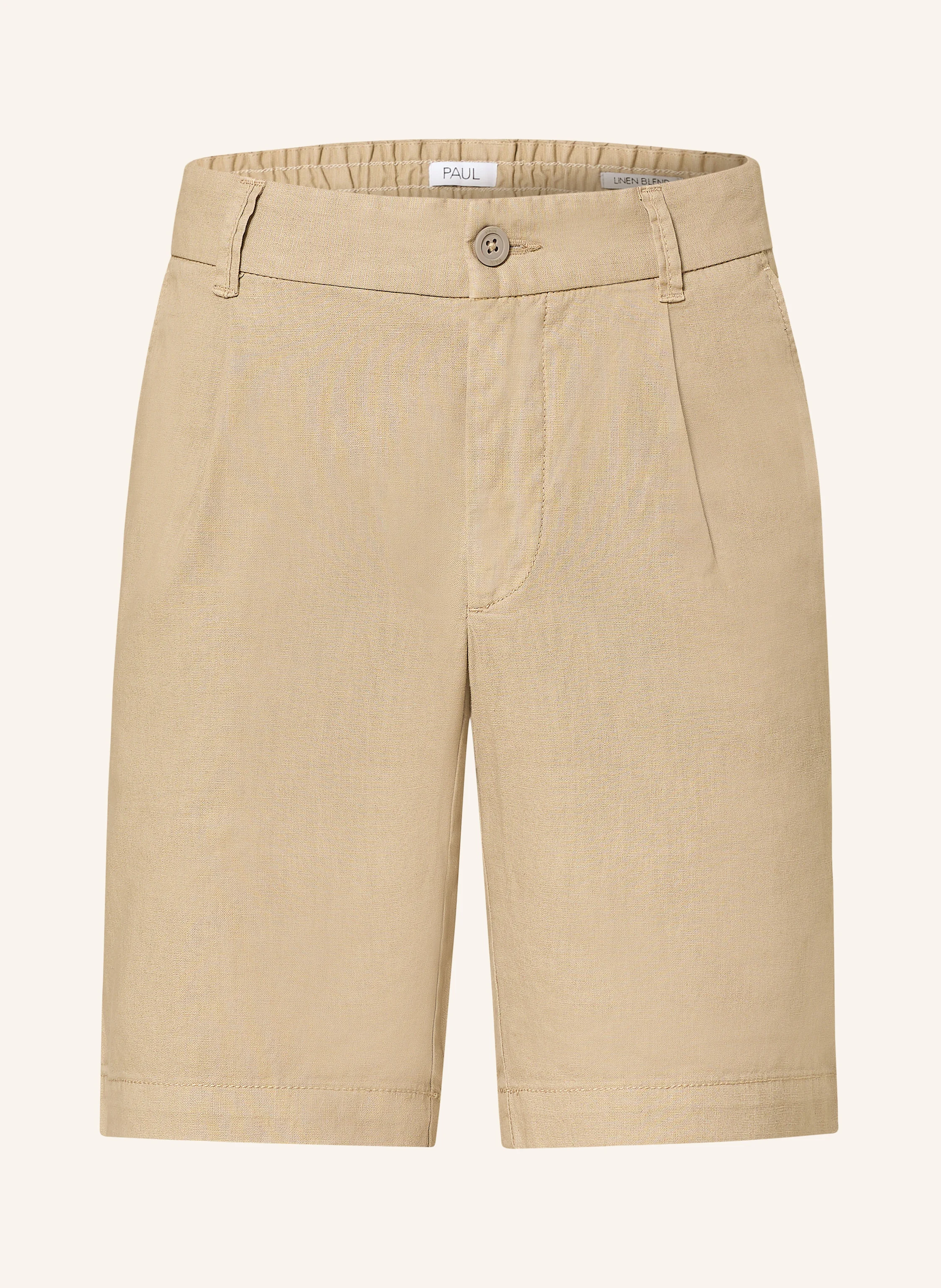 PAUL Shorts Comfort Fit mit Leinen