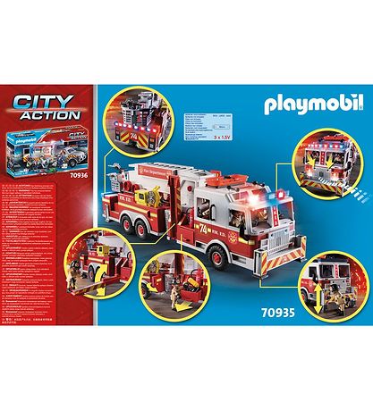 Playmobil City Action - Feuerwehrfahrzeug: US Tower Leiter - 709