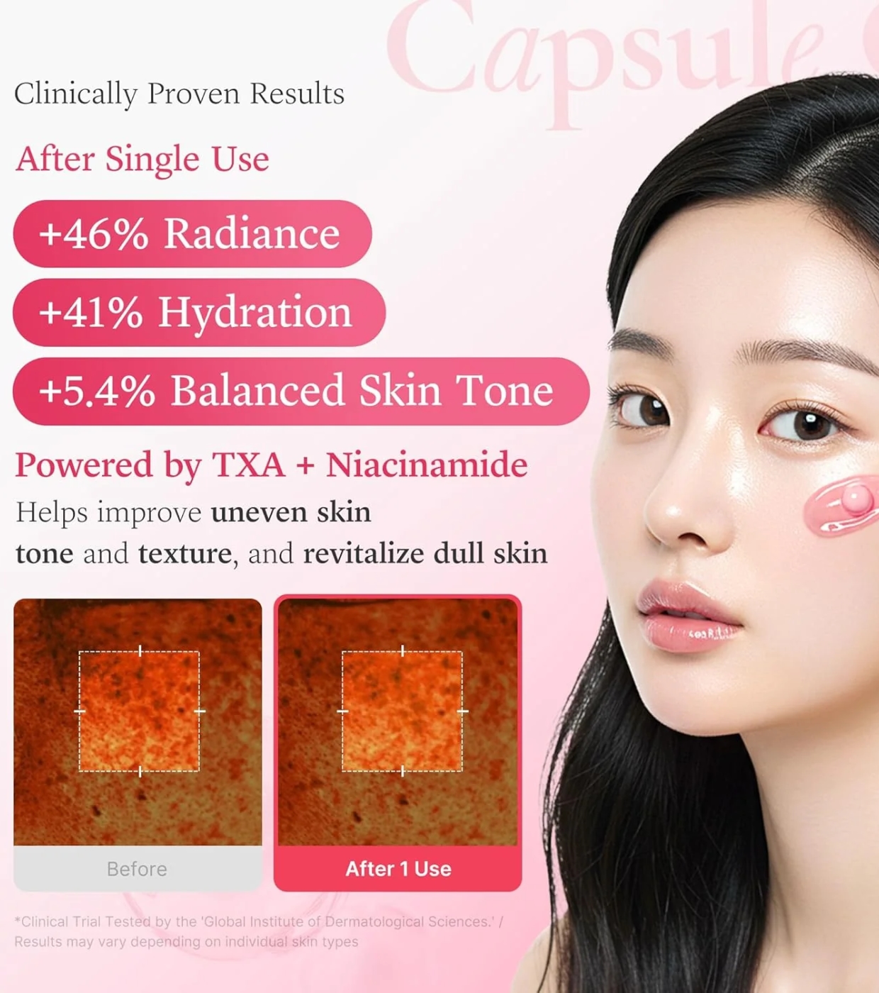 Medicube - Creme Facial Iluminador TXA Niacinamide Capsule Cream