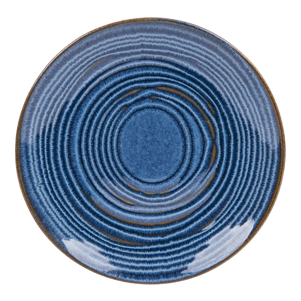 Assiette à dessert Moon bleu 21 cm (lot de 6) Table passion