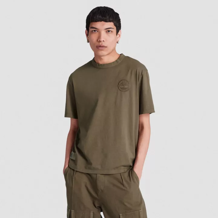 T-shirt à manches courtes Future73 Timberland x CLOT unisexe en vert foncé
