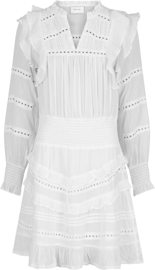 Neo Noir Harmoni S Voile Dress White