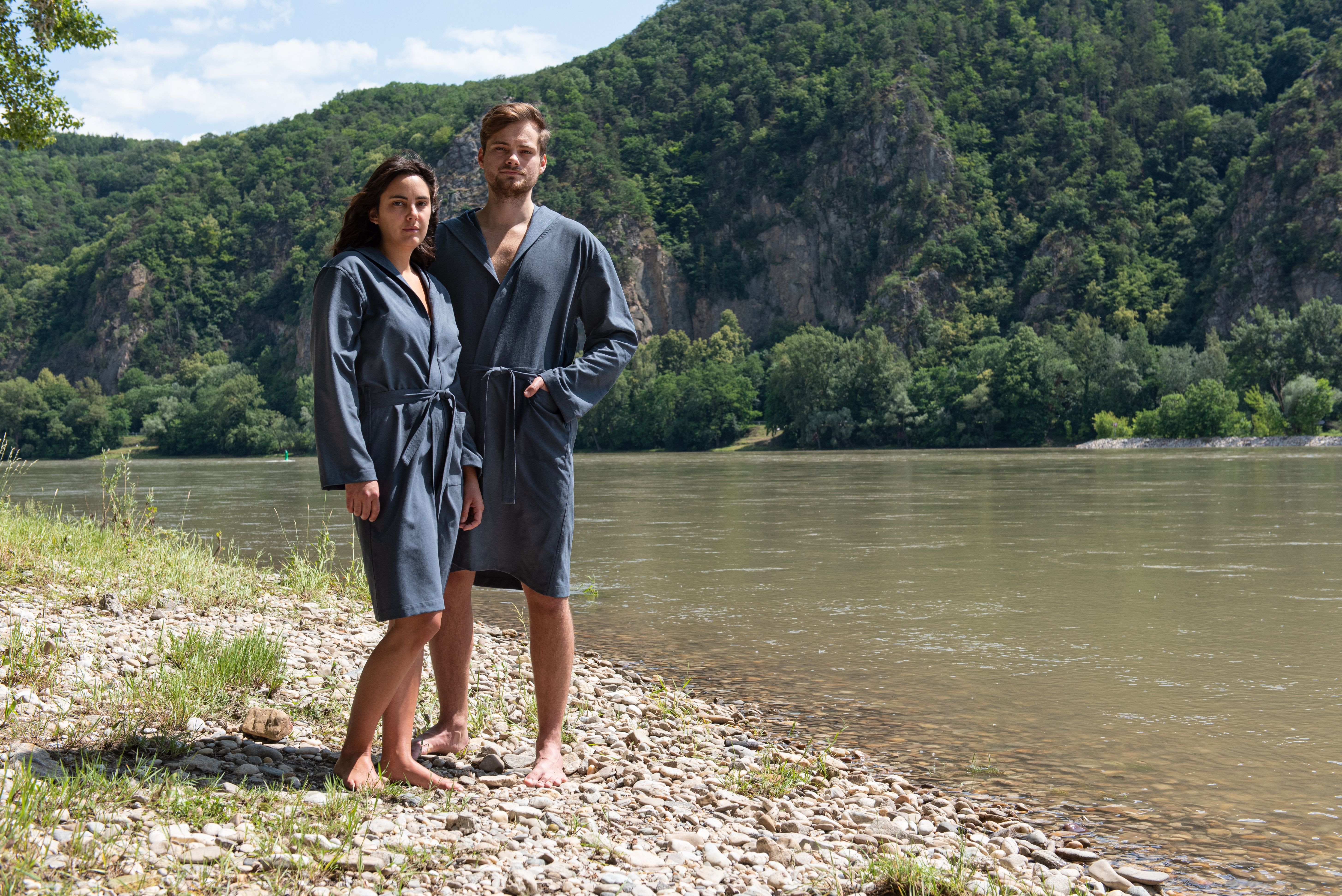 Microfiber Bathrobes Ultralight with Hood