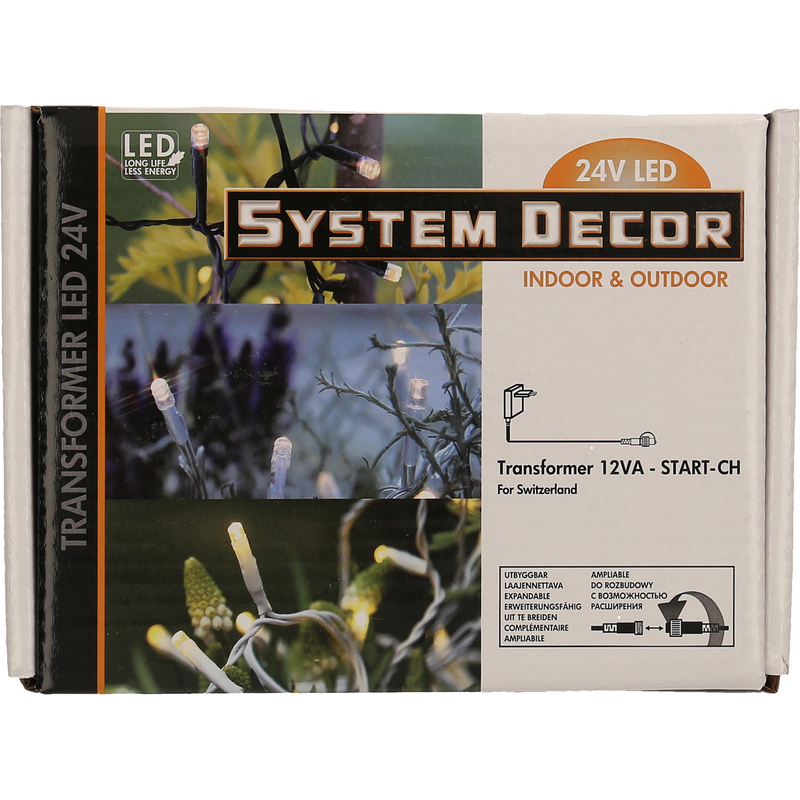 Star Trading System Decor Netzteil, 5 m, transparent