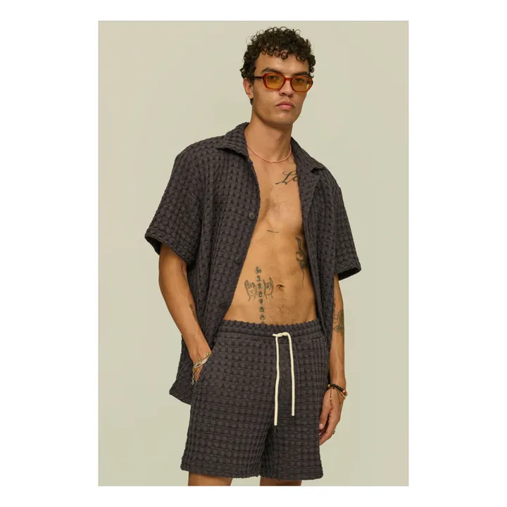 OAS Short Porto Waffle | Noir