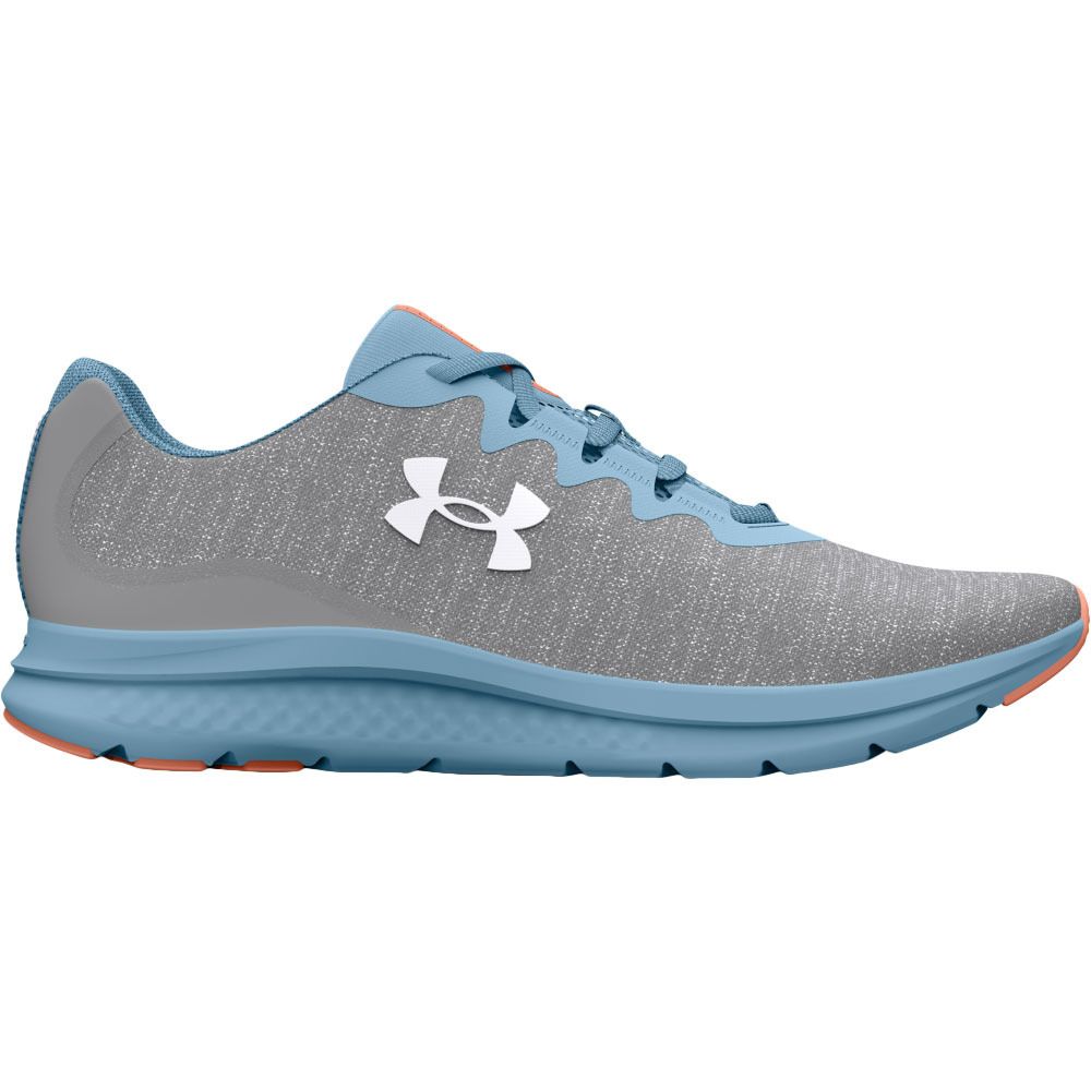 Under Armour CHARGED IMPULSE 3 KNIT - Chaussures running Femme gris