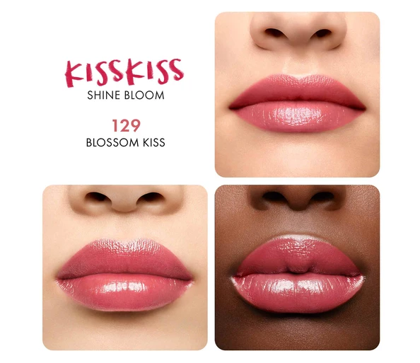 Guerlain KissKiss Shine Bloom Lippenstift129 BLOSSOM KISS