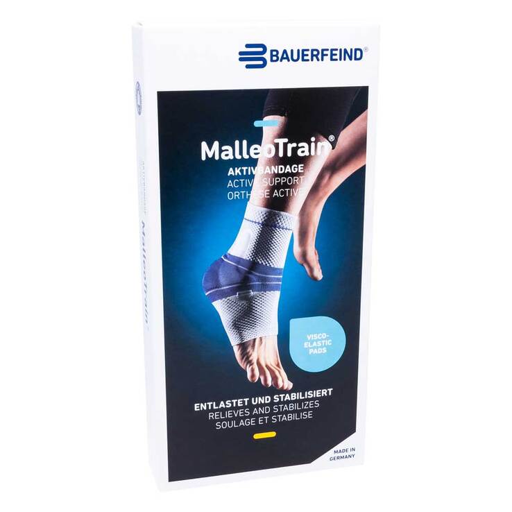 Malleotrain Sprunggelenkbandage Größe 3 rechts schwarz , 1 St