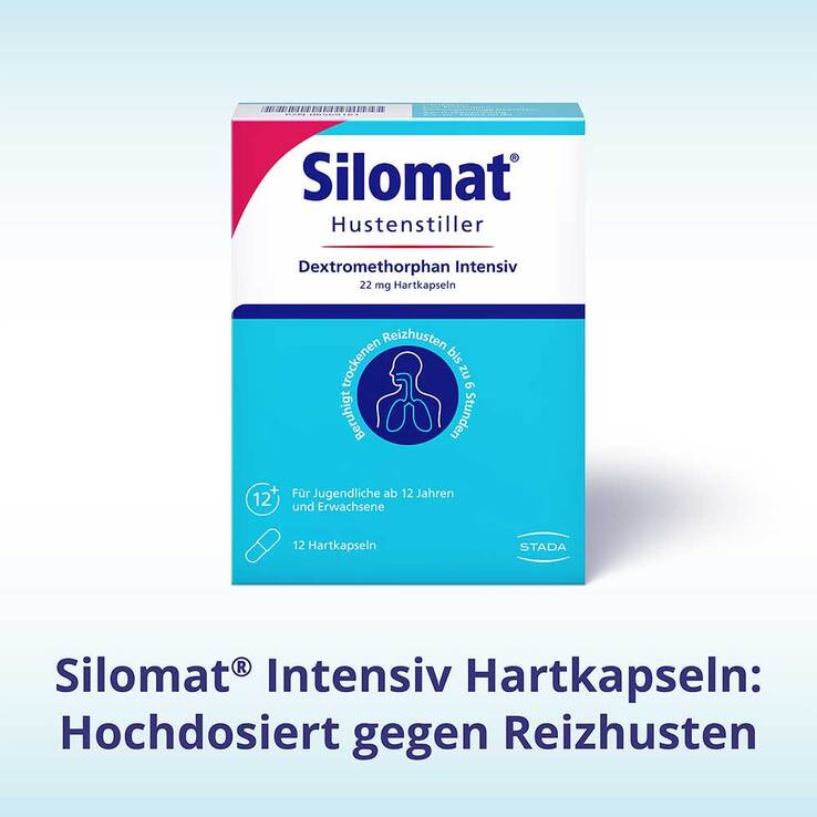 Silomat Hustenstiller Dextromethorphan Intensiv gegen Reizhusten, 12 St