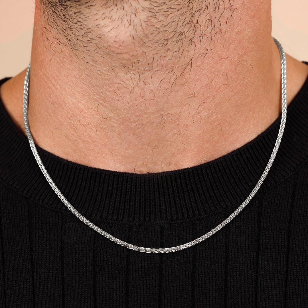 Fuchsschwanzkette 925 Silber 2.4mm