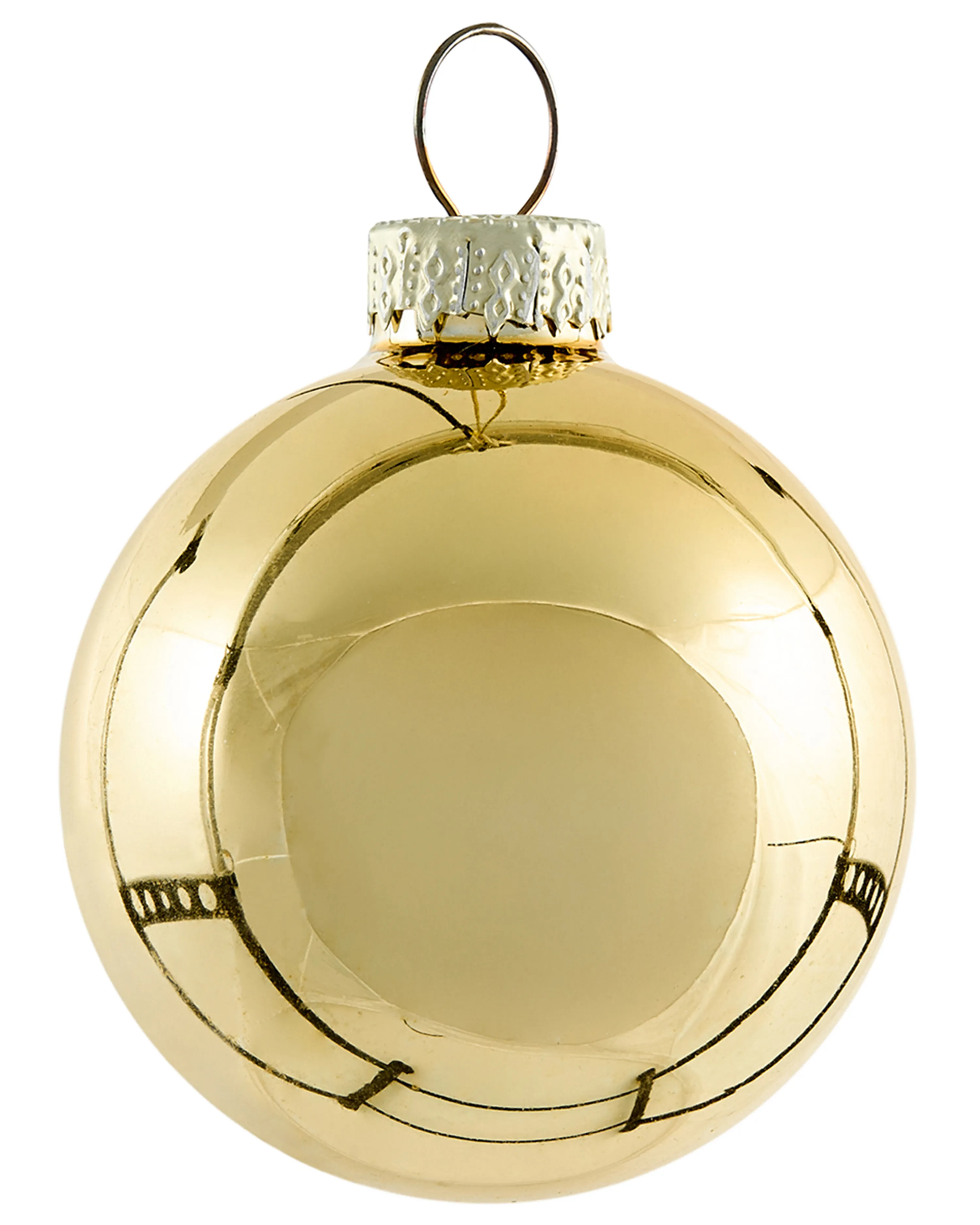 Set van 50 kerstballen SPARKLE Glas Rood/goud