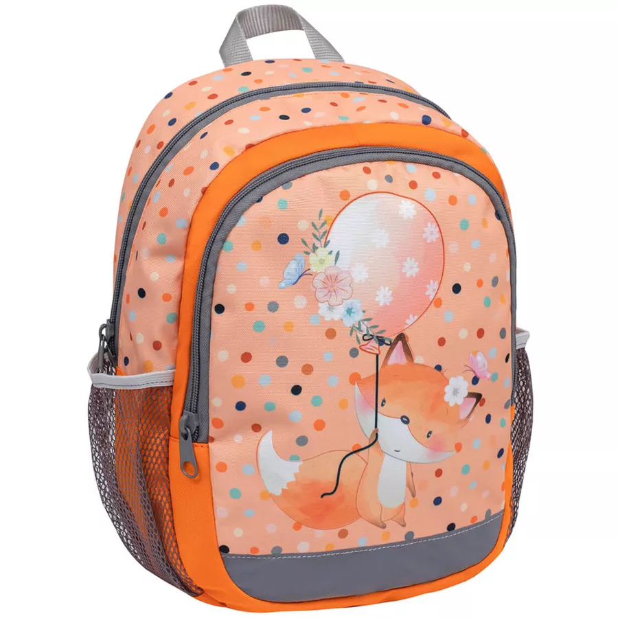 Belmil Kindergartenrucksack Kiddy Plus Kindergartenrucksack für 3-6 Jährige Kinder mit Brustgurt Cute Foxy