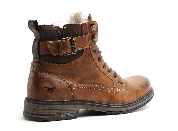 Mustang boots bottine homme 4157610 marron