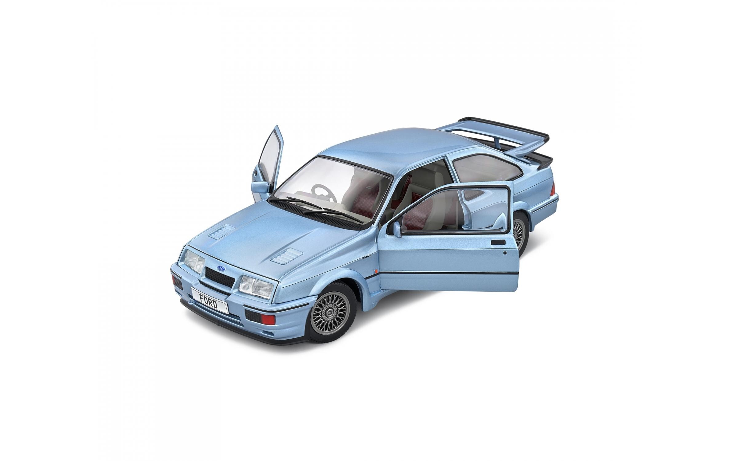 Sportwagen Ford Sierra RS500 Blau, 1:18Detailgetreues Modellauto für Sammler im Massstab 1:18