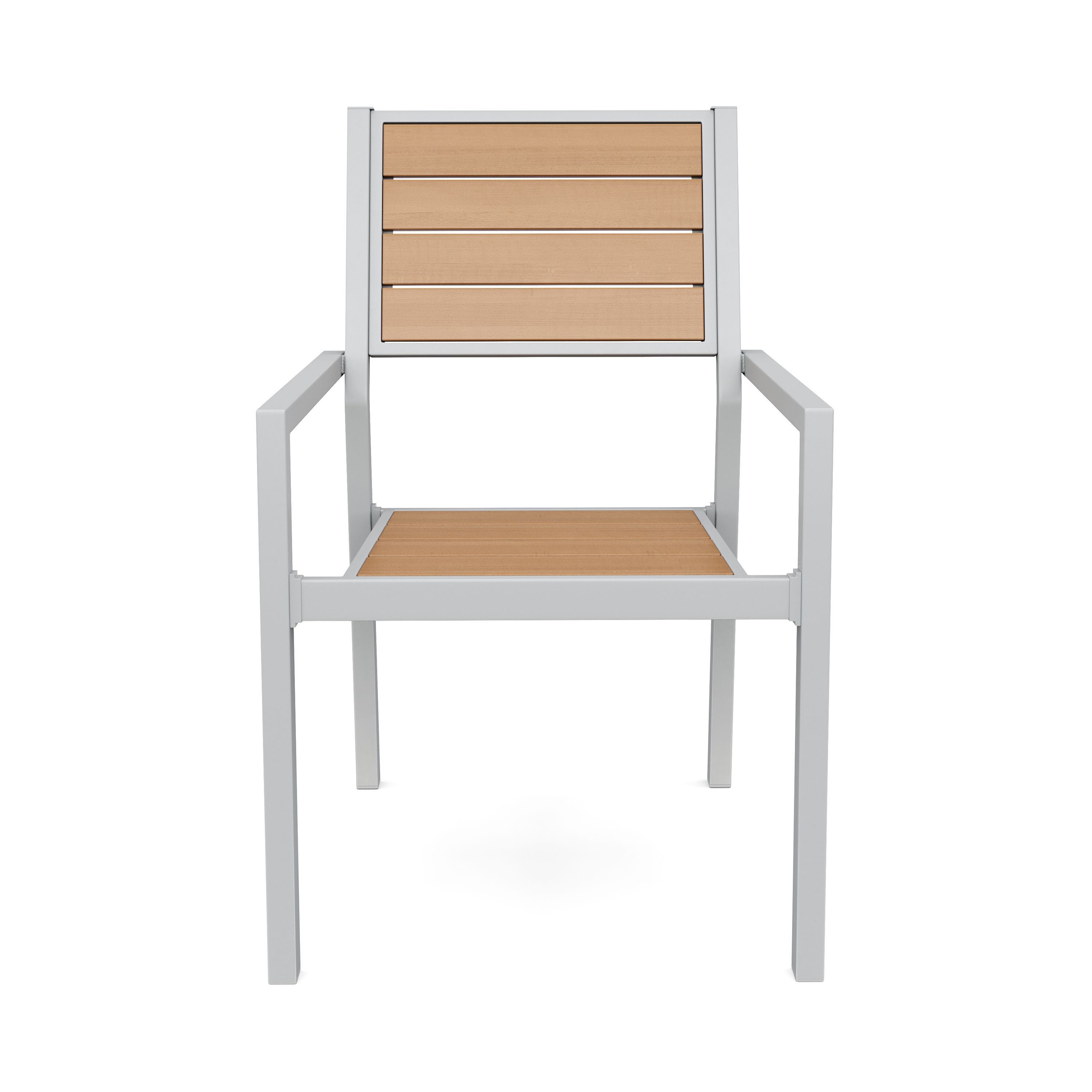 Gartenstuhl PELO 2er Set braun