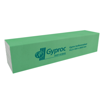 Gyproc badkamer wandplaat AK 260x60cm 12,5 mm