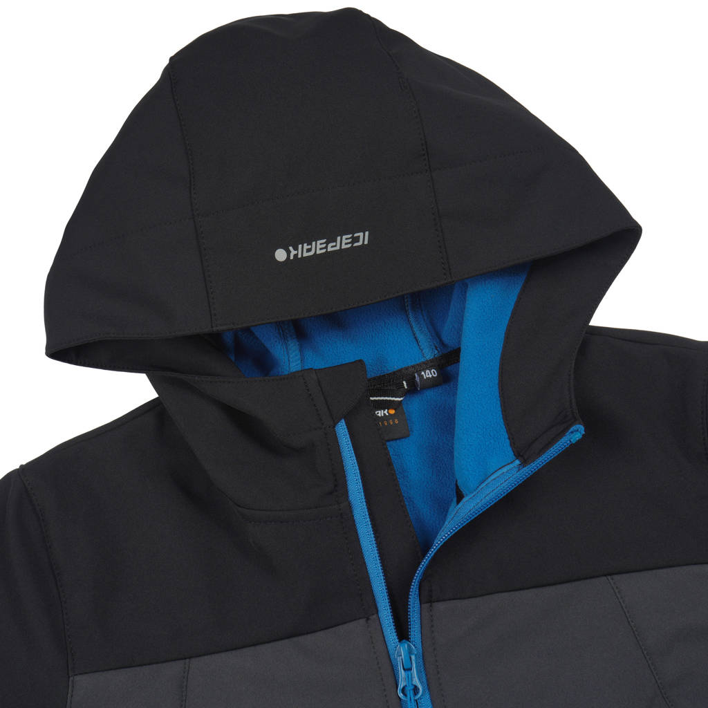 Icepeak softshell jas Konan jr antraciet