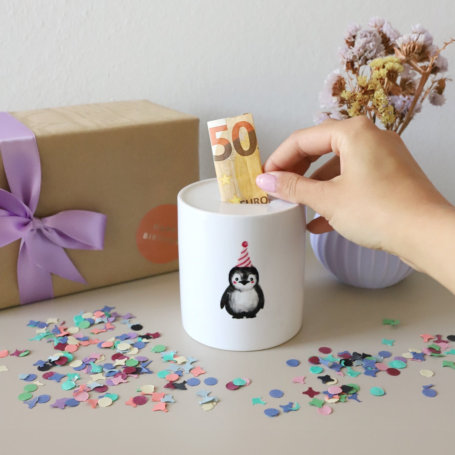 Spardose „Pinguin