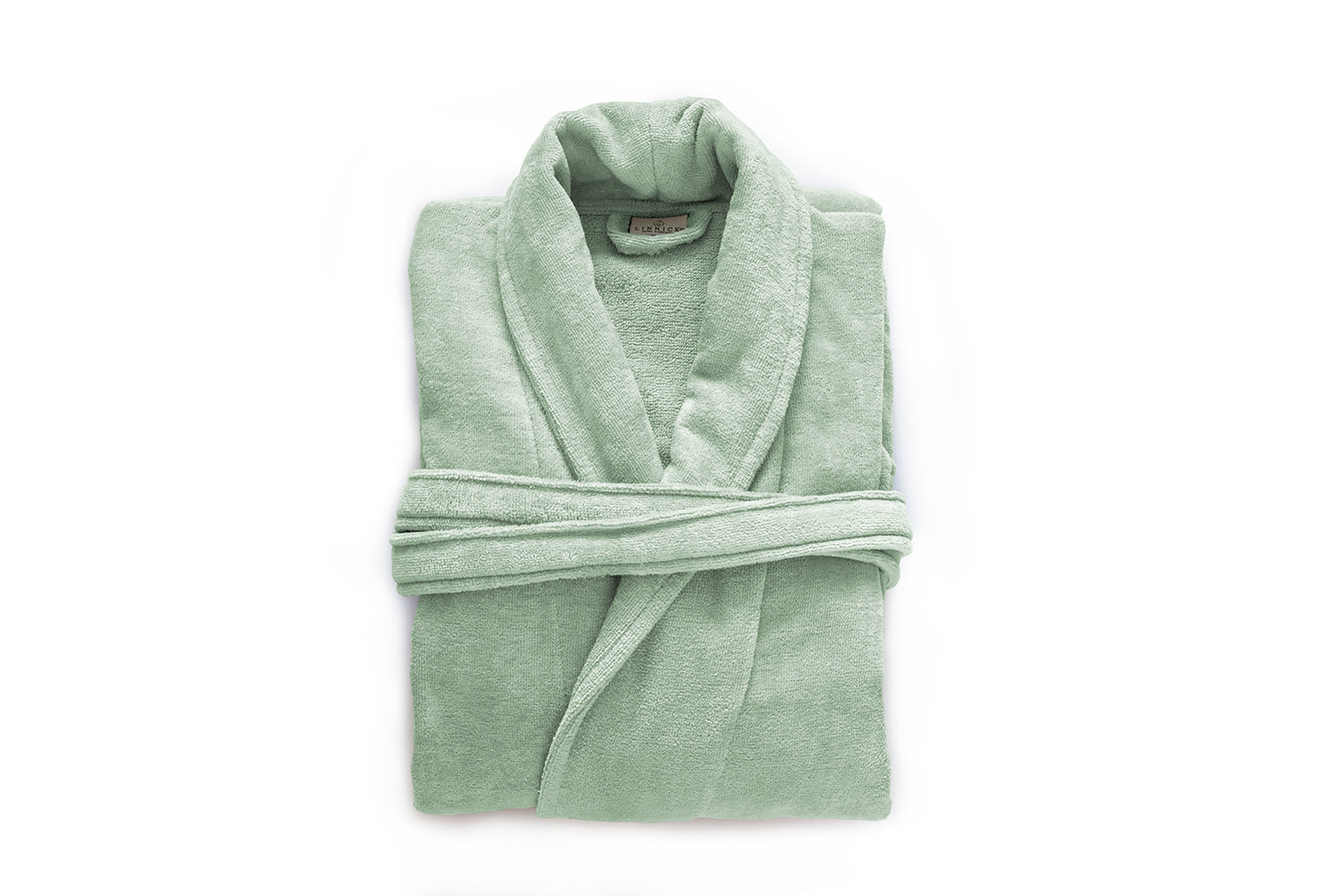 LINNICK Pure Badjas Velours soft green L