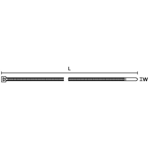 Hellermann Cable Ties100 Mm