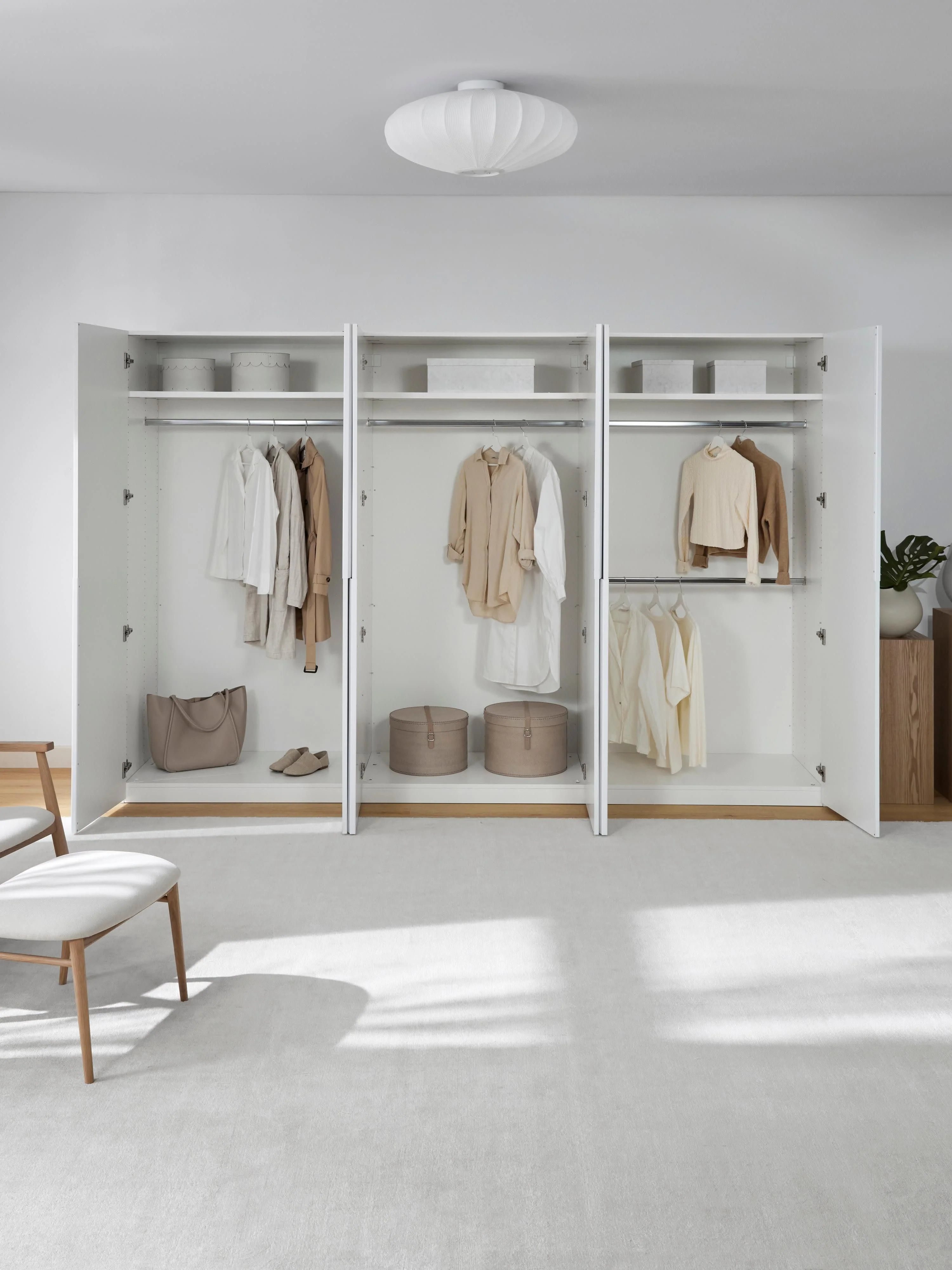Modulaire draaideurkast Leon, 300 cm breed, diverse varianten