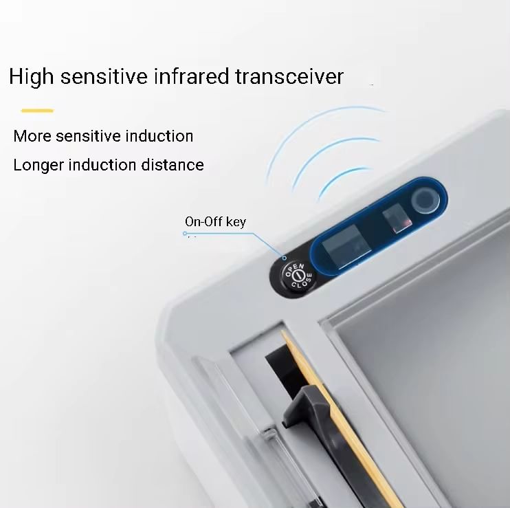 HOMTEC - Elektrische / USB oplaadbare sensor automatische tandenstokerhouder