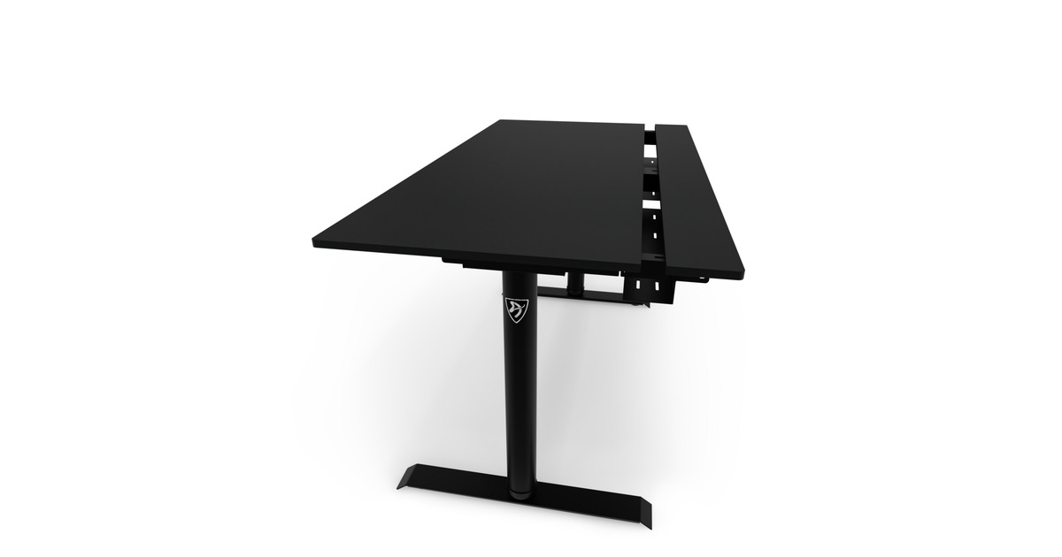 ArozziArena Nordico Sit/Stand Desk - Black gaming desk  (Zwart)