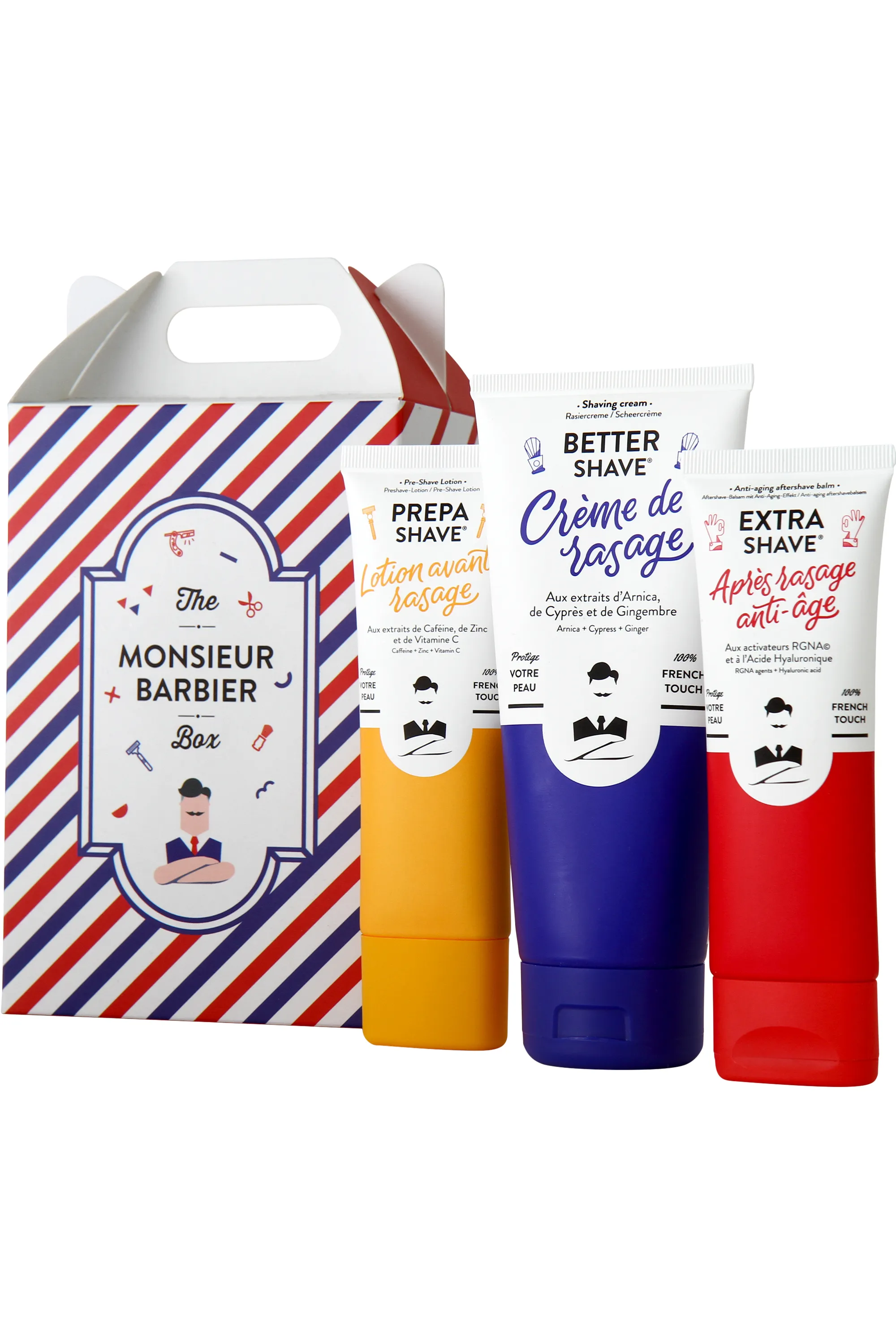 Monsieur Barbier Coffret homme rasage Rituel 1, 2, 3