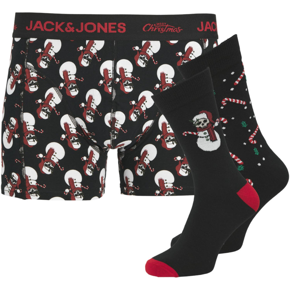 Køb Jack & Jones Junior Black Jacsnow Skulls Giftbox Jnr