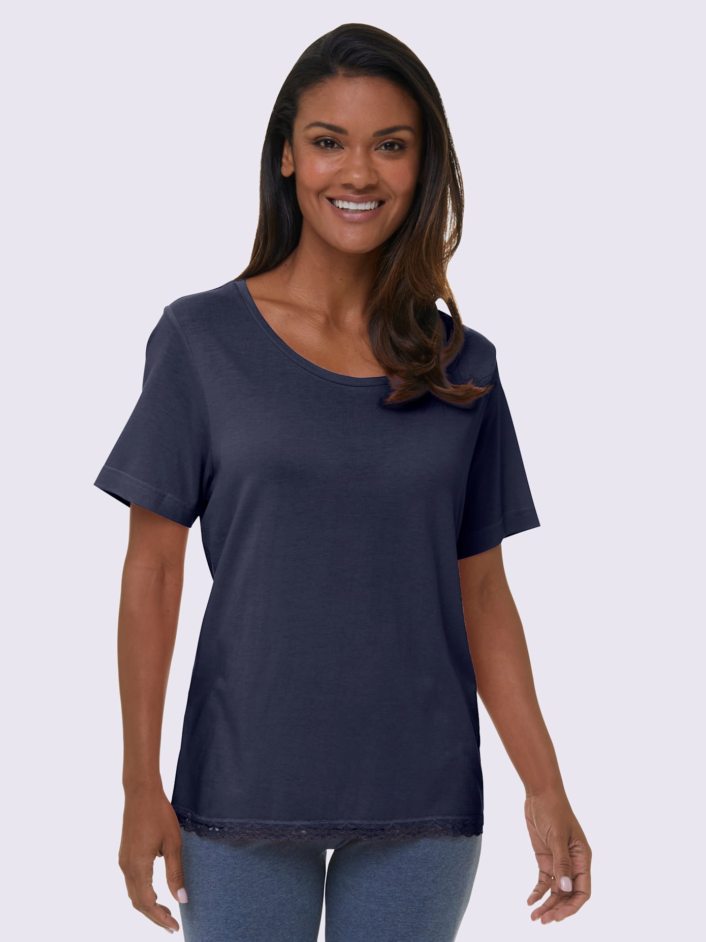 Pyjama-t-shirt jersey fin