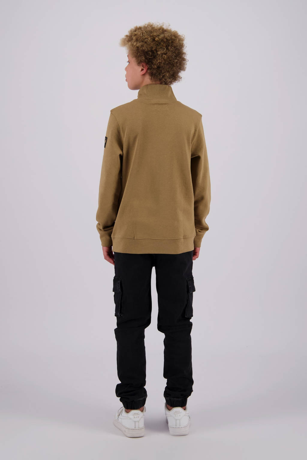 Raizzed sweater lichtbruin