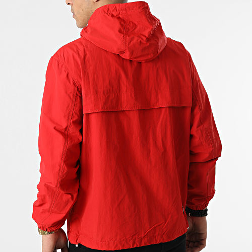 Veste Zippée Capuche Chicago Windbreaker 3340 Rouge