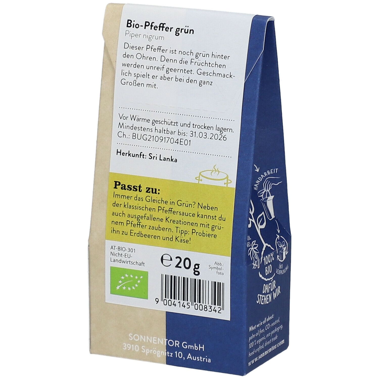 SonnentoR® Pfeffer, grün ganz