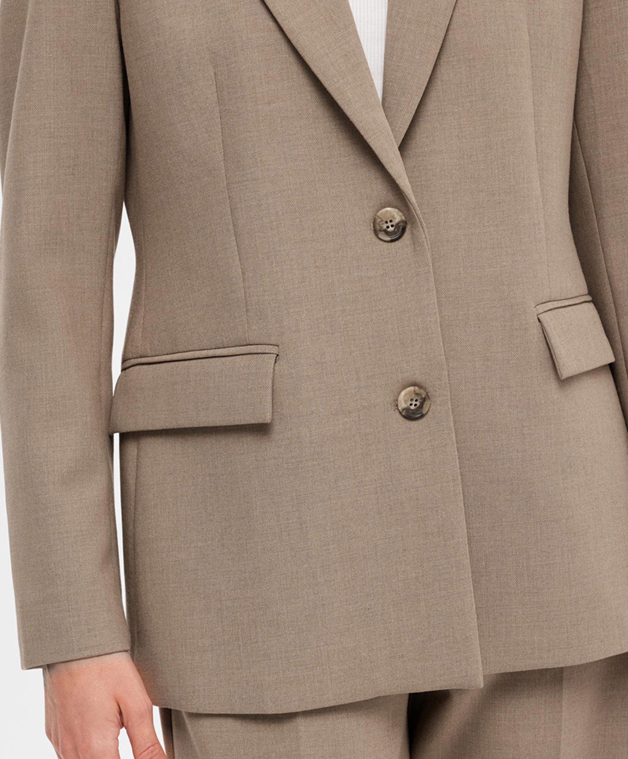 Selected Dames blazer beige