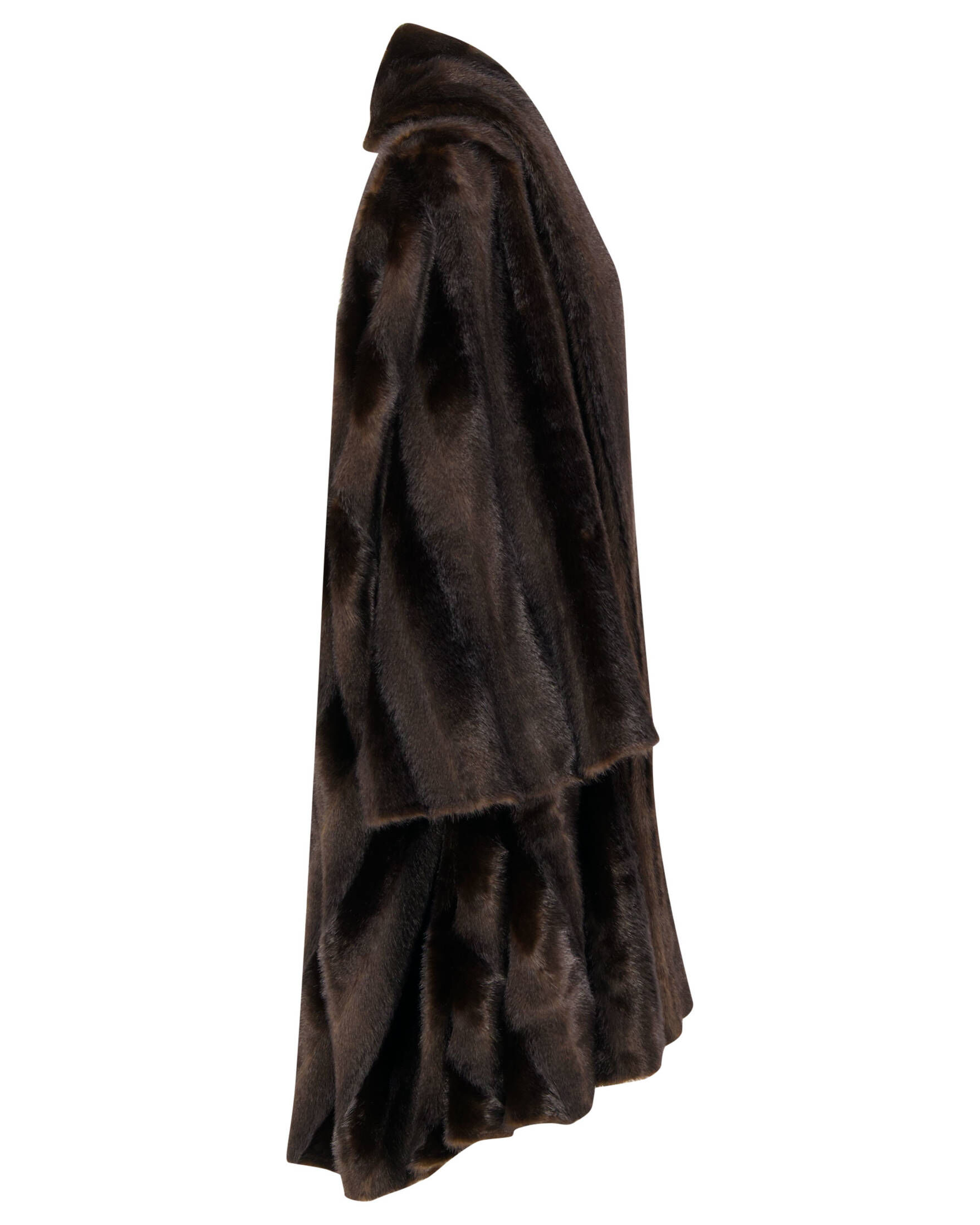 Balenciaga| Damen Kunstpelzmantel A-LINE COAT Loose Fit