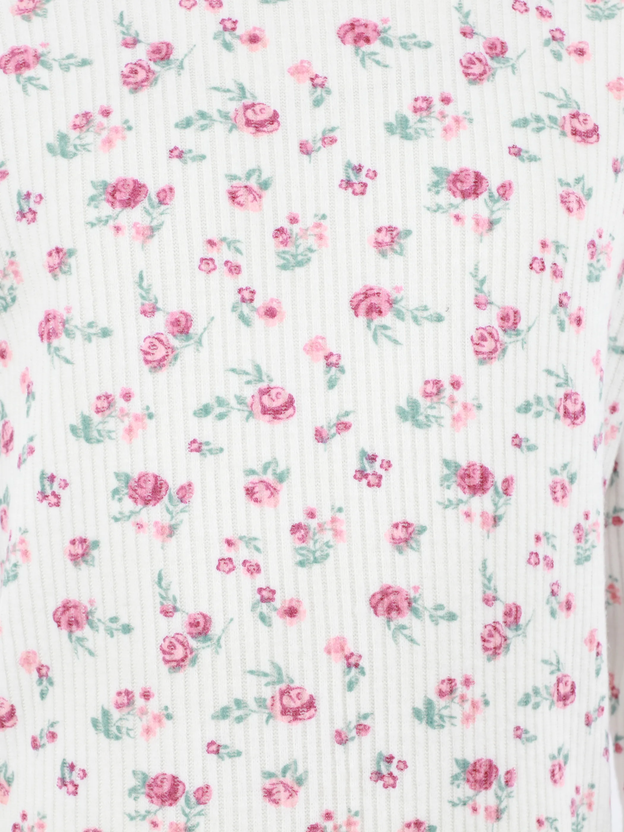 Mädchen Longsleeve mit Blumenprint